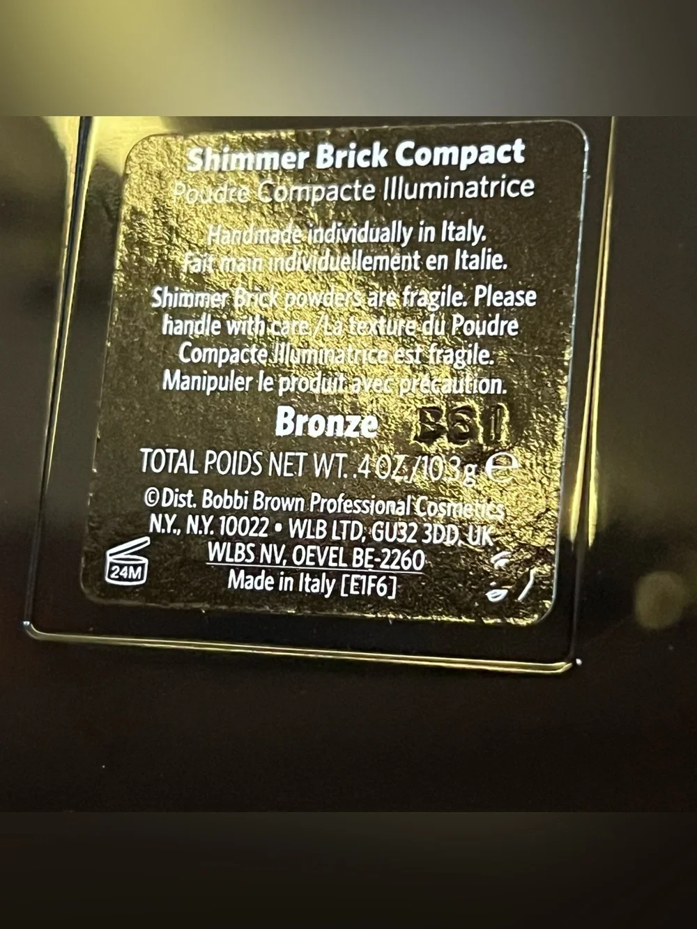 bobbi brown shimmer brick compact Bronze full size